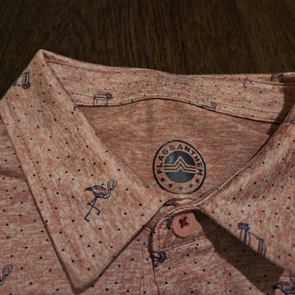 Flag & Anthem Men's Madeflex Performance Printed Polo Large Used Condition. - Picture 3 of 11